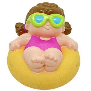 Vintage Little Tikes Toddle Tots Beachcombers Girl in Raft Figure Figurine